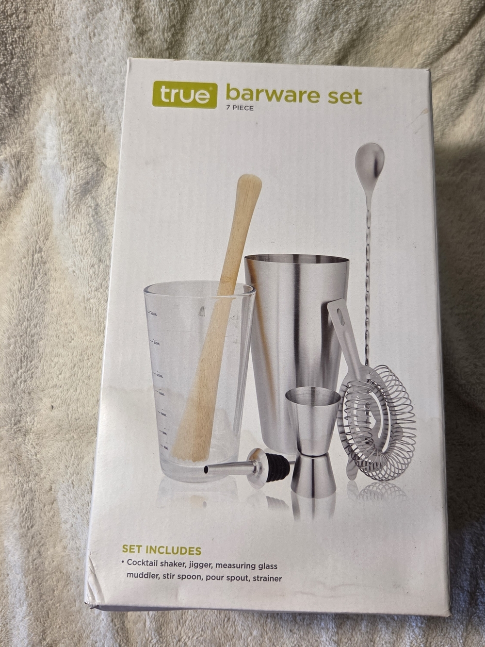 Stainless Steel Barware Set - Silver